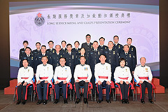 Members of the CAS Commissioner’s Committee with awardees from Hong Kong Region.