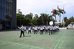 The CAS Band conducted music performance. 