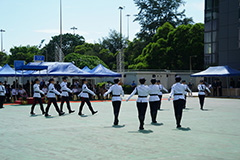 The CAS Guard of Honour demonstrated continuity drill display.